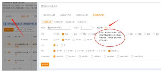 淘宝店铺人群标签 淘宝店铺人群标签